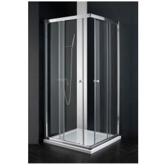 Душевой уголок Cezares (Цезарис) ANIMA-W-A-2-90-P-Cr, цвет профиля хром, стекло матовое 6 мм 90х200х90 см