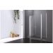Душевая дверь Cezares (Цезарис) ELENA-W-B-22-180-P-Cr, цвет профиля хром, стекло матовое 6 мм 195х175 см