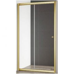 Душевая дверь Cezares GIUBILEO-BF-1-140-C-G цвет профиля золото, стекло прозрачное 6 мм 195х140 см
