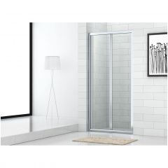 Душевая дверь Cezares (Цезарис) Eco-O-BS-90-C-Cr, цвет профиля хром, стекло прозрачное 6 мм 90х190 см