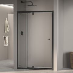 Душевая дверь RGW 100х185 см PA-02-B NEW Чёрный, Прозрачное, 6 мм 97-110 Easy CleanClean (41080200-14)