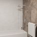 Шторка на ванну RGW 40х150 см SC-056-2 Хром, Прозрачное, 8 мм 38-40 Easy CleanClean (3511056240-11)