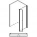 Душевая перегородка Abber Schwarzer Diamant 1000х1900 мм AG100BS