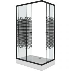 Душевой уголок Niagara 1200х800х1950 мм NG-012-14QBLACK