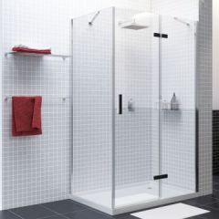 Душевой уголок Wasserkraft Aller 1200х1000 мм (габариты площадки) 10H10RBLACK MATT