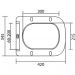 Унитаз подвесной безободковый BelBagno DUE c креплением и сиденьем дюропласт soft close BB3103CHR-SC