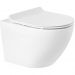 Унитаз подвесной безободковый BelBagno SFERA-TOR с сиденьем BB046CH-TOR/BB2111SC