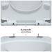 Унитаз подвесной BERGES Ego XL 54 см, сиденье дюропласт Toma SO, микролифт, быстросъем белый (082124)