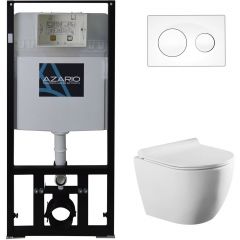 Унитаз подвесной Azario (Азарио) Geno AZ80101000+AZ82000012+AZ2196D белый