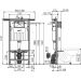 Система инсталляции для унитазов Alcaplast (Алкапласт) AM102/1120 со смывным бачком без клавиши смыва