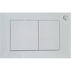 Кнопка смыва для скрытых систем инсталляции Ceramalux LC-014 цвет белый глянец