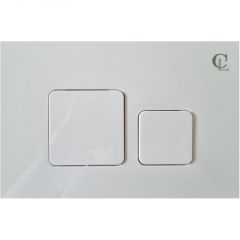 Кнопка смыва для скрытых систем инсталляции Ceramalux KC-014 цвет белый глянец