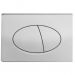 Кнопка смыва для скрытых систем инсталляции Ceramalux NC-011 цвет серебро