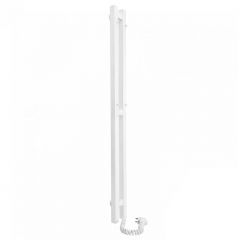 Полотенцесушитель электрический Laris (Ларис) Прайм Дуэт ЧК 80х1200 Э белый подключение справа