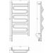 Полотенцесушитель электрический Сунержа Элегия 3.0 800х400 МЭМ левый Без покрытия 00-5818-8040