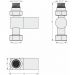 Вентиль Сунержа прямой (цилиндр) G 1/2 НР х G 3/4 НГ (Без покрытия) 00-1401-1234