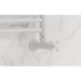 Вентиль Сунержа угловой (крест) G 1/2 НР х G 3/4 НГ (Матовый белый) 30-1408-1234