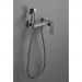 Гигиенический душ со смесителем Haiba (Хаиба) HB5517-3, оружейная сталь