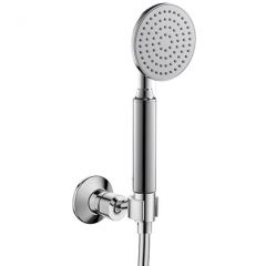 Ручной душ со шлангом и держателем Cezares Eco, хром ECO-KD-01
