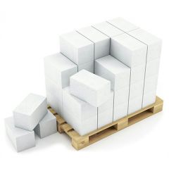 Блок Bonolit (Бонолит) Грас D500 газосиликатный 125х250х625 мм 1 м3