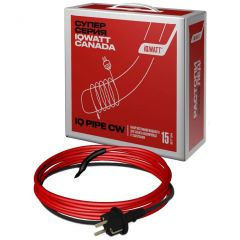 Греющий кабель двухжильный iQwatt IQ Pipe CW 2 м 30 Вт