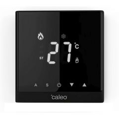 Терморегулятор/термостат Caleo С732 встраиваемый цифровой, 3,5 кВт, черный