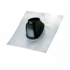 Черепица De Dietrich (Де Дитрич) CX 63 с черной втулкой для выхода на крышу от 35 до 55° (84837734)