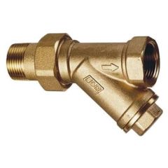 Фильтр косой Far (Фар) FA сетчатый (грязевик) с сеткой 600 мкм из нержавеющей стали, американка-ВР-НР 1/2 дюйма (FA 2392 12)