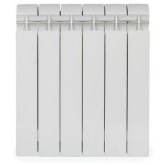 Радиатор биметаллический Global STYLE PLUS 500 8 секций боковое подключение (белый)