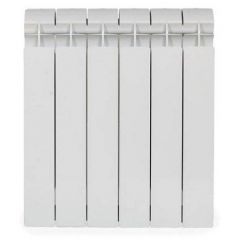 Радиатор биметаллический Global STYLE PLUS 500 4 секции боковое подключение (белый)