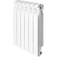 Радиатор алюминиевый Global Ekos 500 6 секции (белый)