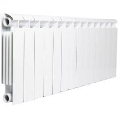 Радиатор биметаллический Global STYLE EXTRA 350 14 секций боковое подключение (белый)