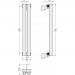 Радиатор однорядный коаксиальный Сунержа Эстет-0 500х90 мм 2 секции 00-0331-5002