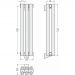 Радиатор двухрядный коаксиальный Сунержа Эстет-00 500х135 мм 3 секции 032-0332-5003