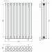 Радиатор двухрядный глухой Сунержа Эстет-11 500х405 мм 9 секций 022-0302-5009