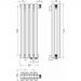 Радиатор двухрядный коаксиальный Сунержа Эстет-00 EU50 500х180 мм 4 секции 00-0322-5004
