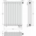 Радиатор двухрядный коаксиальный Сунержа Эстет-00 EU50 500х405 мм 9 секций 00-0322-5009