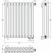 Радиатор двухрядный коаксиальный Сунержа Эстет-00 EU50 500х450 мм 10 секций 12-0322-5010