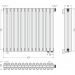 Радиатор двухрядный коаксиальный Сунержа Эстет-00 EU50 500х630 мм 14 секций 051-0322-5014