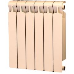 Радиатор биметаллический Rifar (Рифар) Monolit боковое подключение 500 мм х 6 секций Айвори (RM50006)