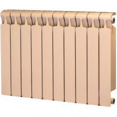 Радиатор биметаллический Rifar (Рифар) Monolit боковое подключение 500 мм х 10 секций Айвори (RM50010)