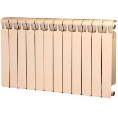 Радиатор биметаллический Rifar (Рифар) Monolit боковое подключение 500 мм х 12 секций Айвори (RM50012)