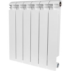 Радиатор биметаллический Stout ALPHA 350 мм х 4 секции боковое подключение белый RAL 9016 (SRB-2310-035004)