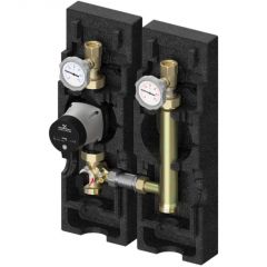 Насосная группа Meibes (Майбес) V-UK 1″ с насосом Grundfos UPM3 Hybrid 25-70, без смес., слева (M66813.36)