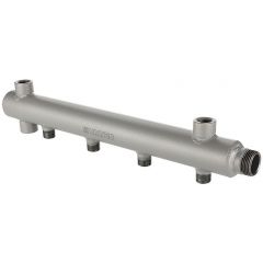 Коллектор Valtec из стали (труба ДУ-50), с м-о расст вых. 100 мм, 1х 4 вых. 1/2 нар. (VTc.510.BS.50060404)