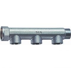 Коллектор Far (Фар) 1 1/4″ (ВР-НР) с 3 отводами 1/2″ ВР (межосевое 50 мм) FK 3650 114
