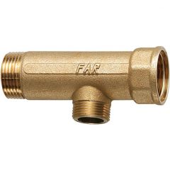 Коллектор Far (Фар) 1″ (ВР-НР) с 1 отводом 3/4″ НР (межосевое 100 мм) FK 3615 134