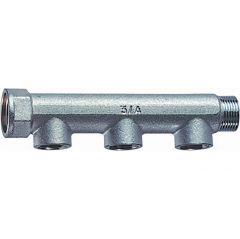 Коллектор Far (Фар) 1″ ВР-НР с 2 отводами 1/2″ НР (межосевое 36 мм) FK 3475 1