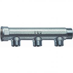 Коллектор Far (Фар) 3/4″ с 3 отвод. 1/2″ НР, (межосевое 36 мм) FK 3525 34
