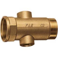 Коллектор Far (Фар) 1 1/2″ с 2 отводами 3/4″ ВР (межосевое 100 мм) FK 3618 11234